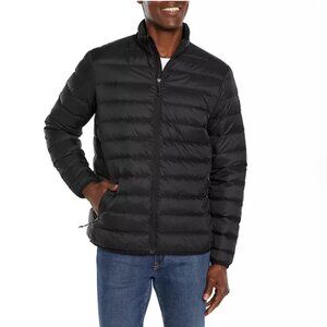 Eddie Bauer Men's Packable Down Jacket Microlight Black Small NWT